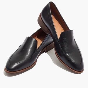 Madewell Frances Black Leather Loafer